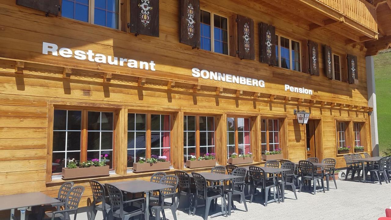 Hotel Restaurant Sonnenberg Murren Exterior photo